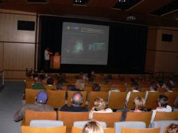 Mercredi 6 aot 2008, auditorium de Mribel, confrence 'La magie des images' par Didier Paradis