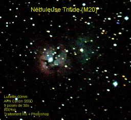 La nbuleuse Trifide (M20)